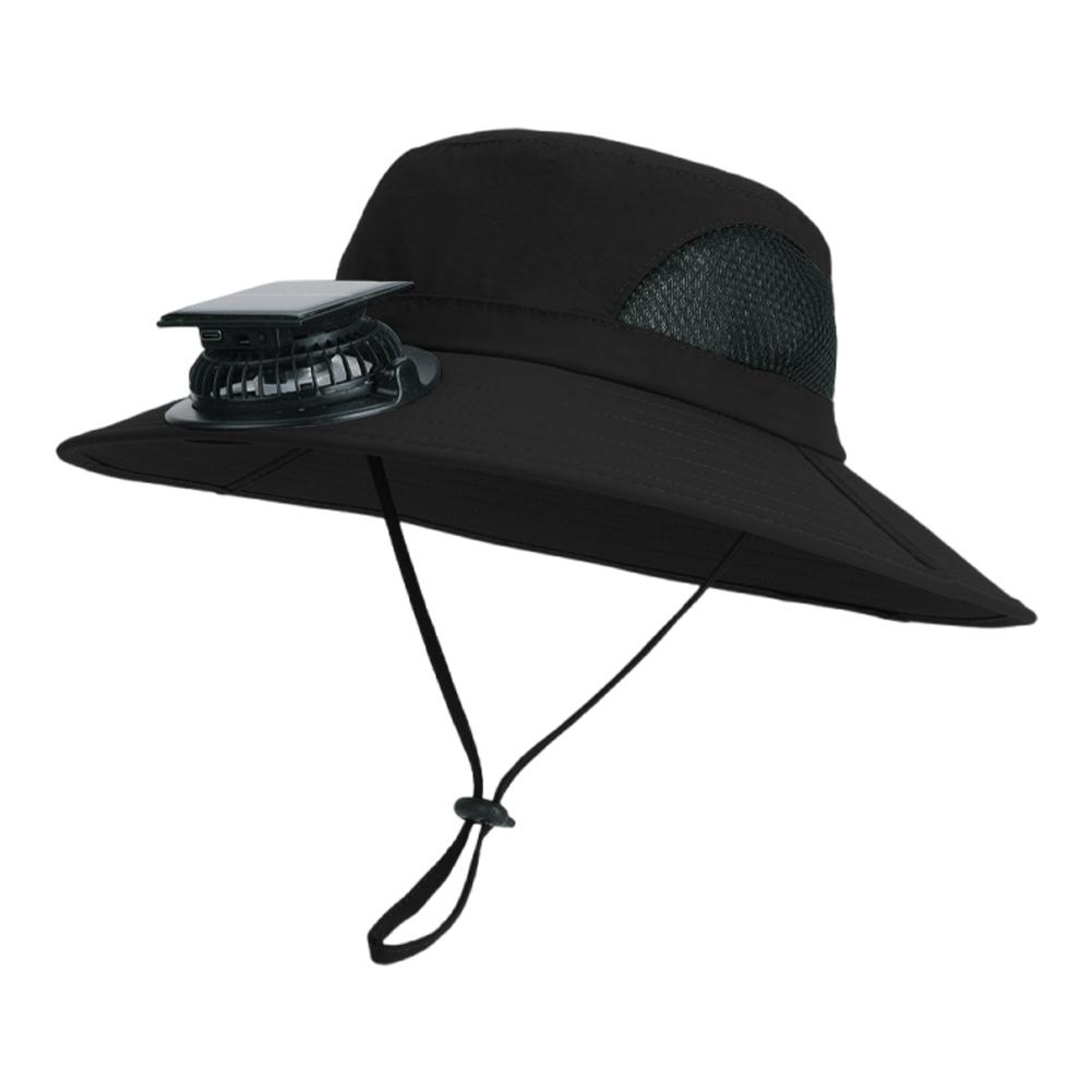 Solar Fan Hat Portable Sun Cap Summer hat USB Rechargeable Single/Dual Cooling Fan Fishing Hat Fisherman Hiking Mountaineering