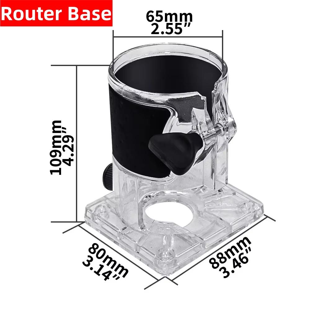 Aluminum Router Table Insert Plate W/ Miter Gauge for Woodworking Benches Table Saw Multifunctional Trimmer Engraving Machine