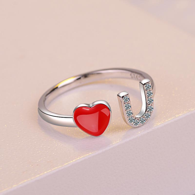 New 925 Sterling Silver Ring AAA Zircon Adjustable Simplicity Fashion Exquisite Women Jewelry Accessories Wedding Party Gift