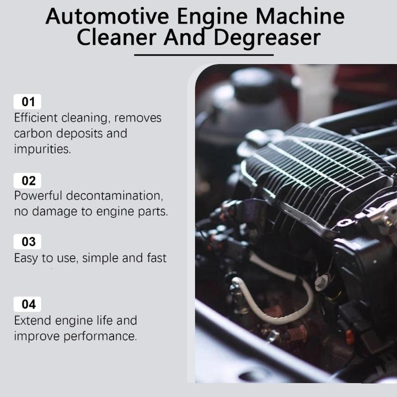 Car Engine Cleaner 120ml Heavy Oil Stain Degreaser Sprayer Wheel Cleaner Sprayer Multipurpose Degreaser