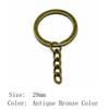 2025 Trend Jewelry Findings & Components 30mm Key Ring 2 Sizes 4 Colors Accessories Parts Art Supplies Men's Accessories
