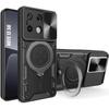 Case - Xiaomi - Redmi Note 13 5G - Black - PC + TPU Protection - Rotating Stand