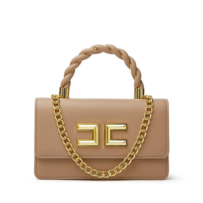 Women's New Trendy Spring and Summer Chain Single Shoulder Armpit Bag European and American Fashion Versatile Crossbody Small Square Bag for Women