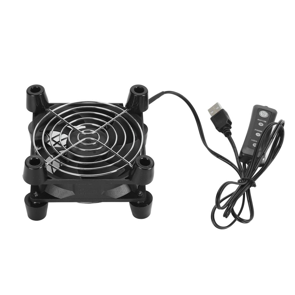 90mm PC Case Fan Professional 5V 2800RPM Efficient Low Noise 3 Levels Adjustment USB Case Fan for Computer Game Console