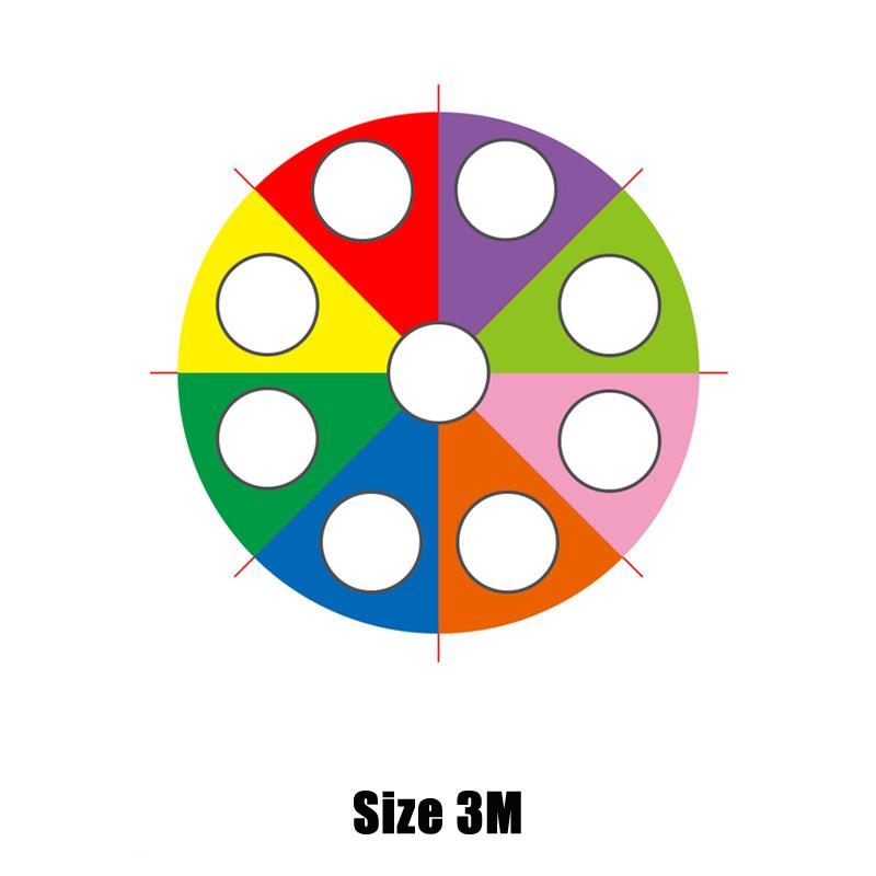 Children Games Rainbow Parachute Toy Whack A Mole Kids Play Fun Outdoor Playground Team Building Exercise Activities