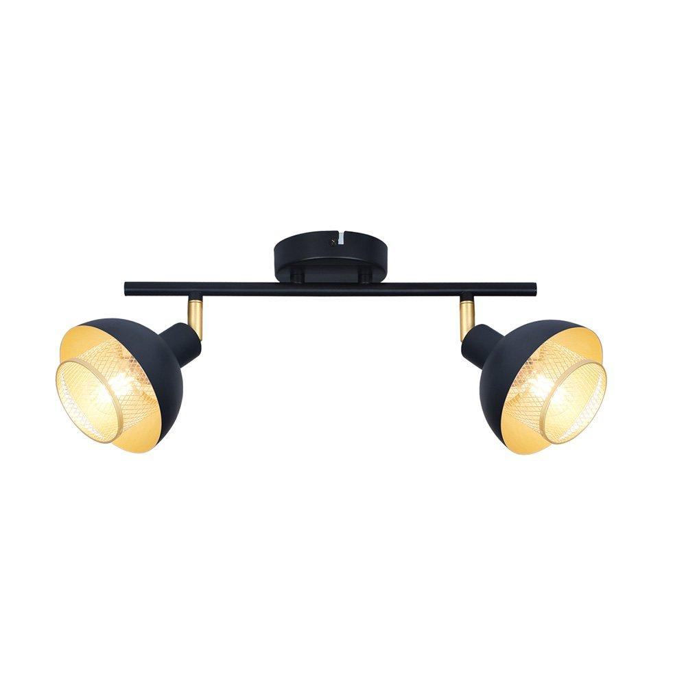 Lampa reflektor spot SAVIO SPL-27357-2-BK-GD Italux