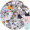 50Pcs Cute Pigeon Stickers Cartoon Decals Cup Stationery Guitar Phone Bicycle Laptop Luggage Car Funny Animal Stickers Kids Toys