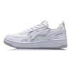 Li Ning Série Lifestyle Sportif Chaussures de Skate Basse Durables Respirantes Baskets Femme Blanc Violet AGCQ544-2