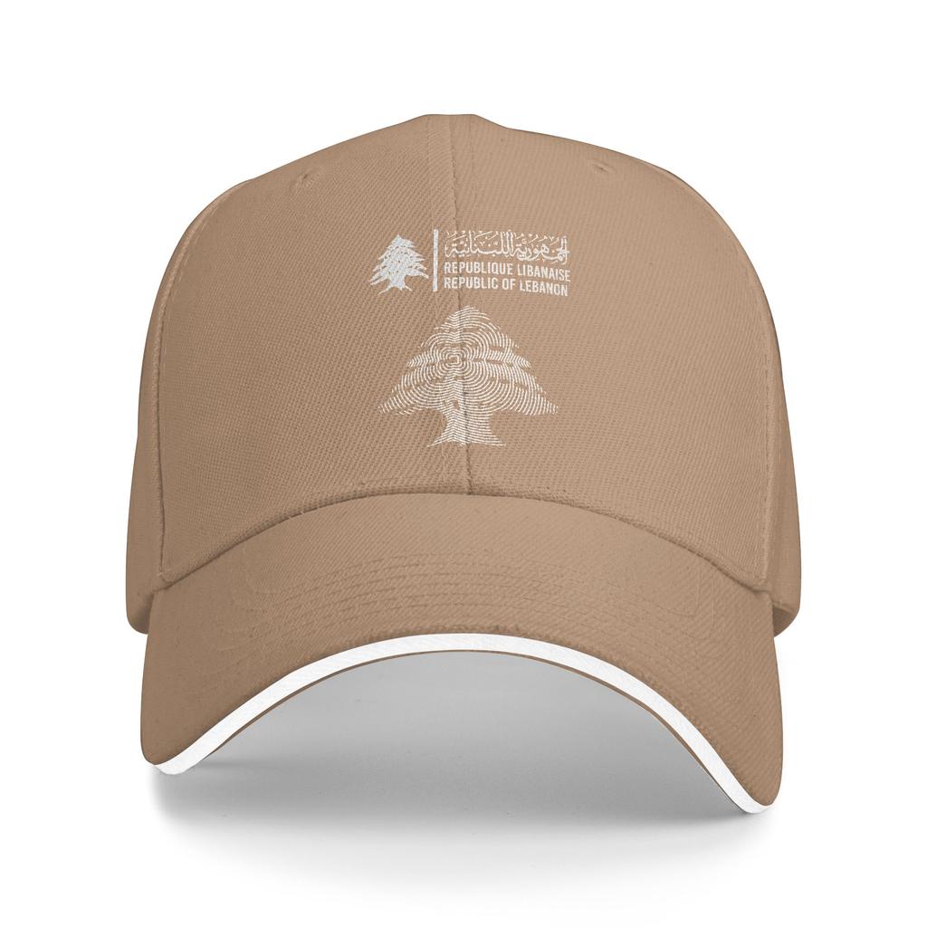 Lebanon Flag Map Beirut Cedar Tree Lebanese Casual Baseball Cap Hip Hop Hats Summer SunProof FeUnisex Unisex Trendy Baseball Caps