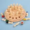 Game Board Wooden Memory Chess Parentchild Interaction Thinking Training Gift