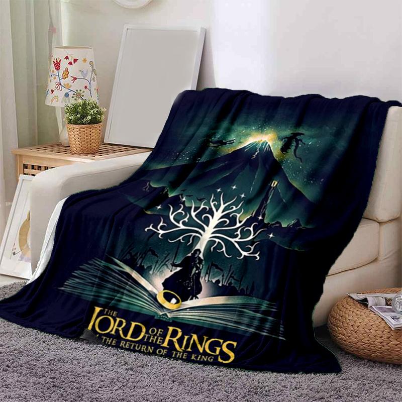 

Lord of the Rings: The Return of the King Poster PrintPrint Blanket, Soft Blanket For Sofa Office Bed And Travelling Daughter Birthday Gift 130cm×150cm（50in×60in）
