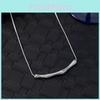 Titanium Steel Contemporary Geometric Pendant Necklace For Women Coldstyle Short Chain