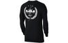Nike T Shirts Men's Black Crew Neck Moderate Straight Fit CV2080-010
