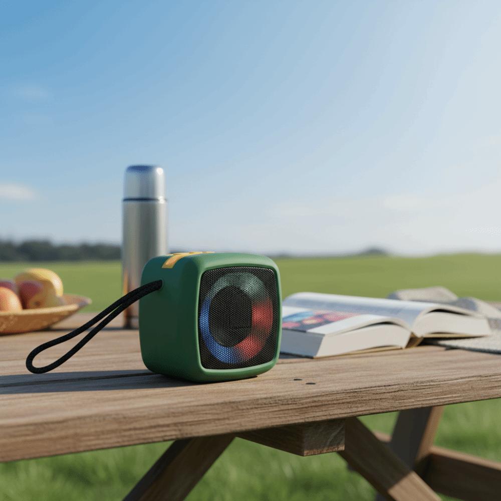 360 Stereo Sound Portable Speaker Rechargeable Battery Wireless Speakers Loudspeaker  Outdoor Use