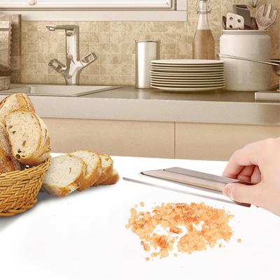 1Pc Crumb Cleaner Cake Tool Multifunktions-Krümelkehrer Edelstahl-Krümelschaber Küche Restaurant Crumber Tool