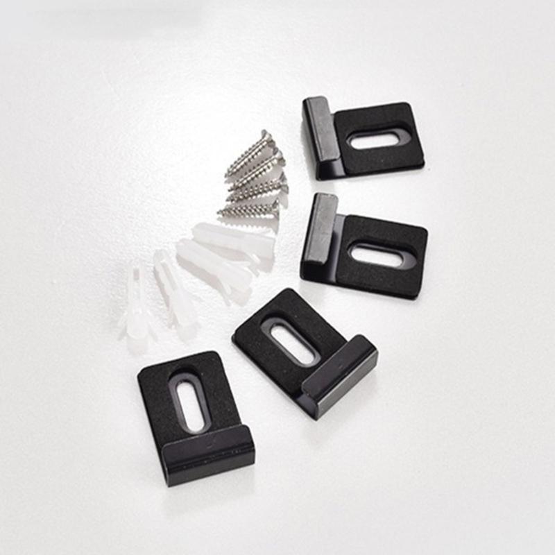 Glass Clamps Heavy duty Mounting Hardware Bathroom Glass Mounting set 4/6/8pcs