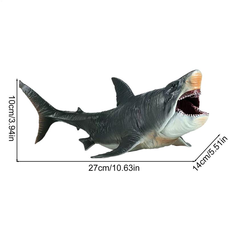 Shark Toys Shark Model Toy Animal Collectible Desktop Display Decoration For Study Bookshelf Living Room Bedroom