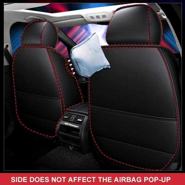 1 Pièce Luxe Universel Housse de Tapis de Siège Auto Complet Coussin Protecteur en Cuir PU Pour Voiture SUV Camion Fourgon Bus