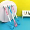 Spazzolino Morbido Multifaccettato Cura Orale per Bebè con Manico Antiscivolo Bambini Pulizia 360° Denti Spazzolino Pulizia Denti Cura Dentale 3-12A