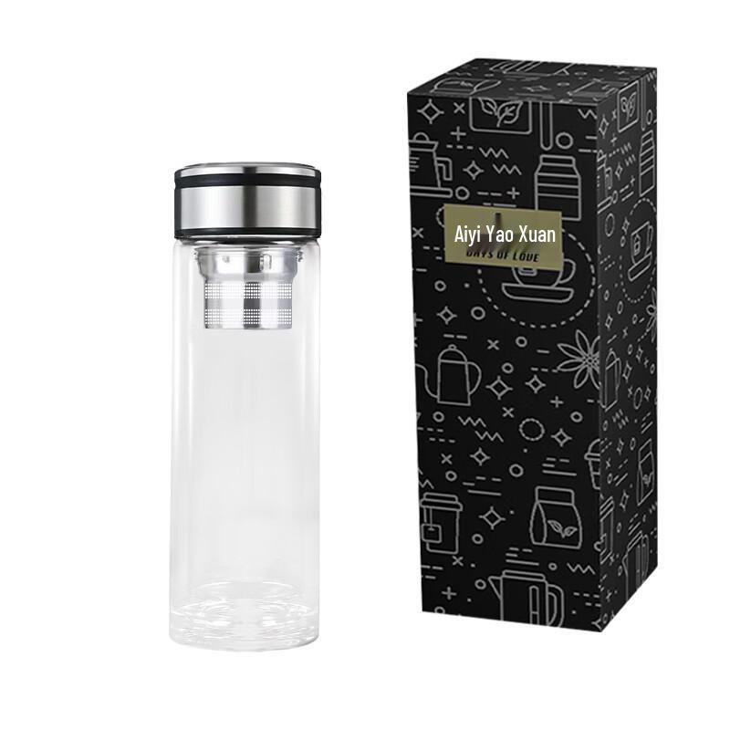 Aiyiyaoxuan Double Wall Glass Cup 380ML