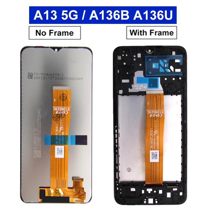 TFT Display For Samsung Galaxy A13 5G SM-A136U LCD Display Touch Screen for Galaxy A13 4G SM-A135F LCD Display Replace