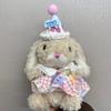 Lolita Cute Rabbit Plush Toy Doll Pendant - Adorable Bunny Figure with Outfit Gift