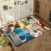 Hori san to Miyamura kun Floor Mat Soft Thickened Absorbent Non-Slip Bedroom Living Room Door Mat Home Decor Flannel Rugs