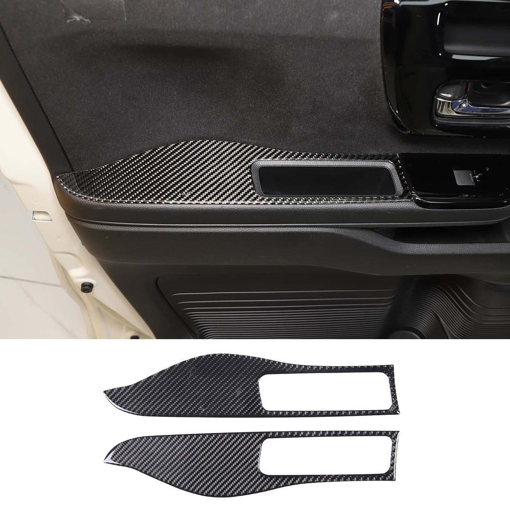 Sauicemy Set of Door Armrest Car Door Pull Handle Inner Door Door Trim Grab Protective Interior Interior Car Accessories Fiber for Honda 2-Piece