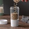1PC Household Pepper Grinder Rotary Manual Sea Salt Pepper Seasoning Bottle Grinder Glass Seasoning Bottle 1pc