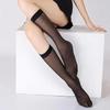 5 paia = 10 pezzi calze di nylon ultrasottili da donna calze al ginocchio da donna elasticità trasparente calze lunghe di alta qualità per calze da ragazza