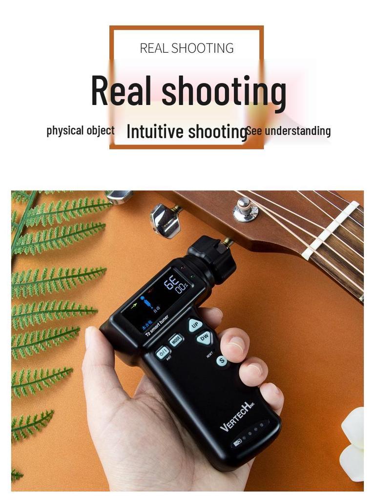 Boreyke T2 Elektrischer Saitenaufwickler & Stimmgerät für Gitarre/Ukulele