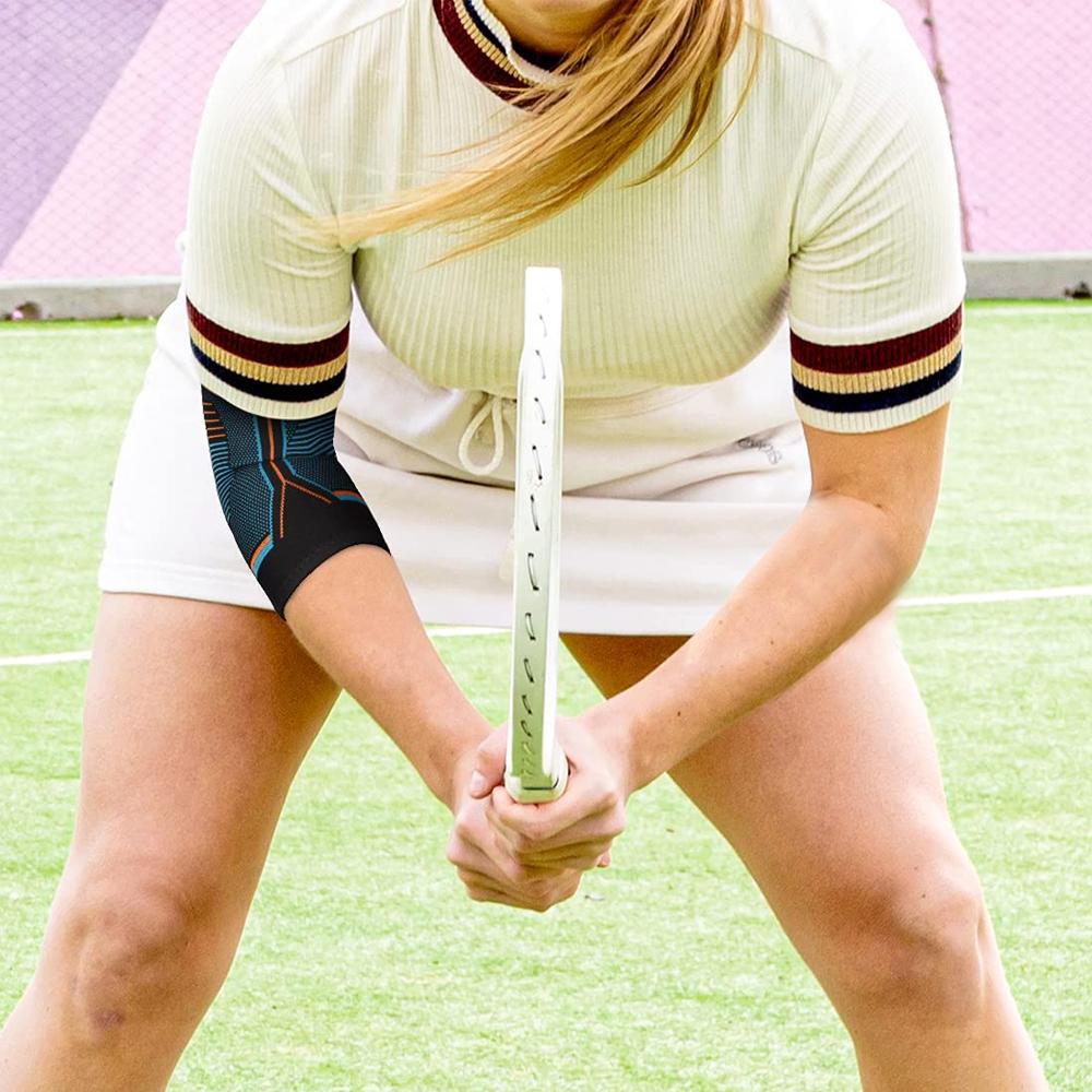 1Pcs Ellenbogen Brace Für Gewichtheben Kompression Ellenbogen Unterstützung Gestrickte Atmungsaktiv Fitness Sport Ellenbogen Schutz