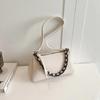 Luxus Ketten Dekoration Handtaschen Damen Schlichtheit Freizeit Reisetasche Leder Schultertasche für Damen Elegant Damen Crossbody B