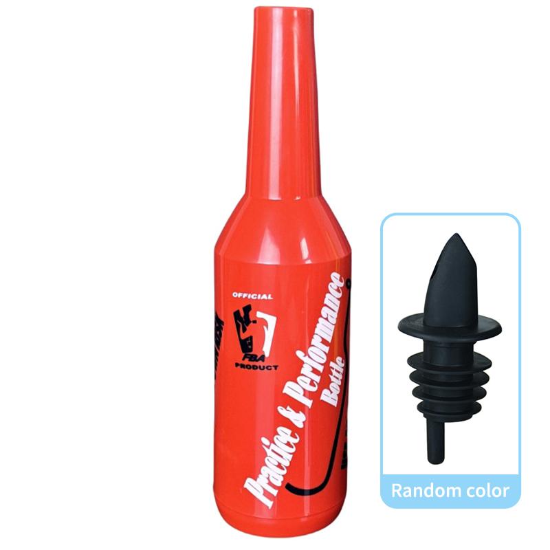 

Color Flair Bartender Bartending Practice Bar Pub Bottle Wine Cocktail Shaker Naked Bottle Pourer For Liquor Bar Accessories червоний