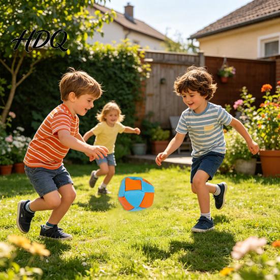 Outdoor Play Toy Plush Footbags Ball for Indoor Play Handmade Multicolored Cloth Beanbag Kids Adults Juggling Kick Ball Party Favors Durable