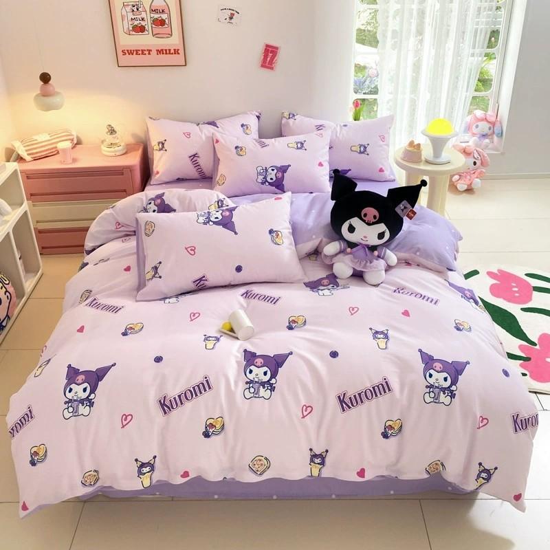 Bed Three-Piece Set, Digital Printing Cartoon Series Double-Sided Printing Three-Piece Set