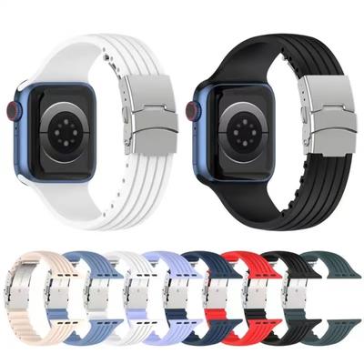 Silikonový řemínek pro Apple Watch 49 mm 44 mm 40 mm 45 mm 41 mm 38 mm 42 mm Řemínek pro chytré hodinky IWatch Series 5 4 3 6 Se 7 8 Ultra Watchband Náramek