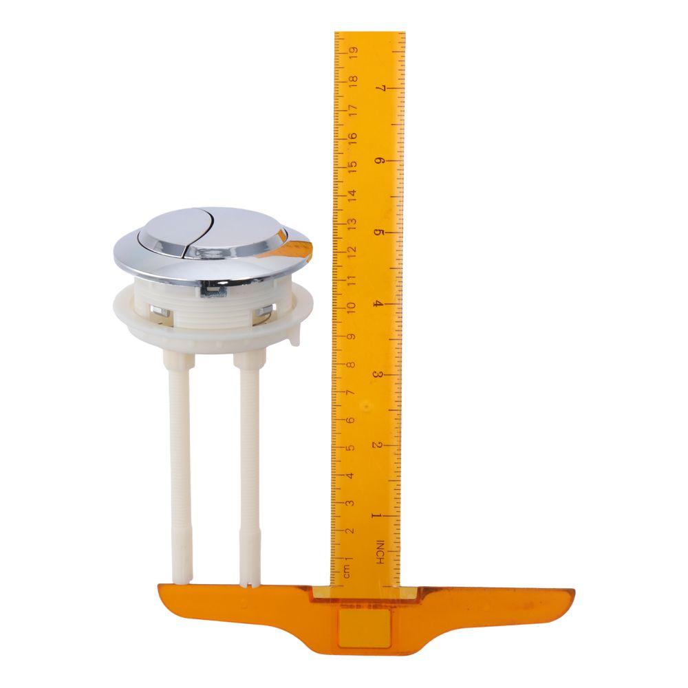 1pc ABS Toilet Water Tank Button Round Valve Toilet Flusher Dual Push Flushing Button  Closestool