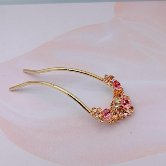 Chenmoyou Original Design Sweet Floral U-shaped Hairpin