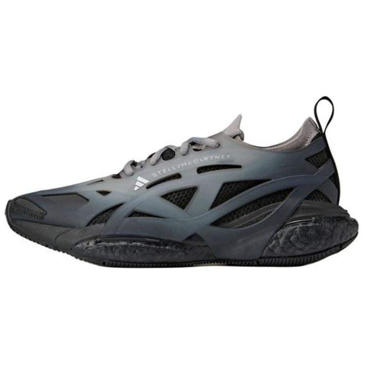 Adidas Solarglide AOP Boost Comfortable Soft Non-Slip Durable Low-Top Casual Running Shoes Women Sneakers Black JS0258