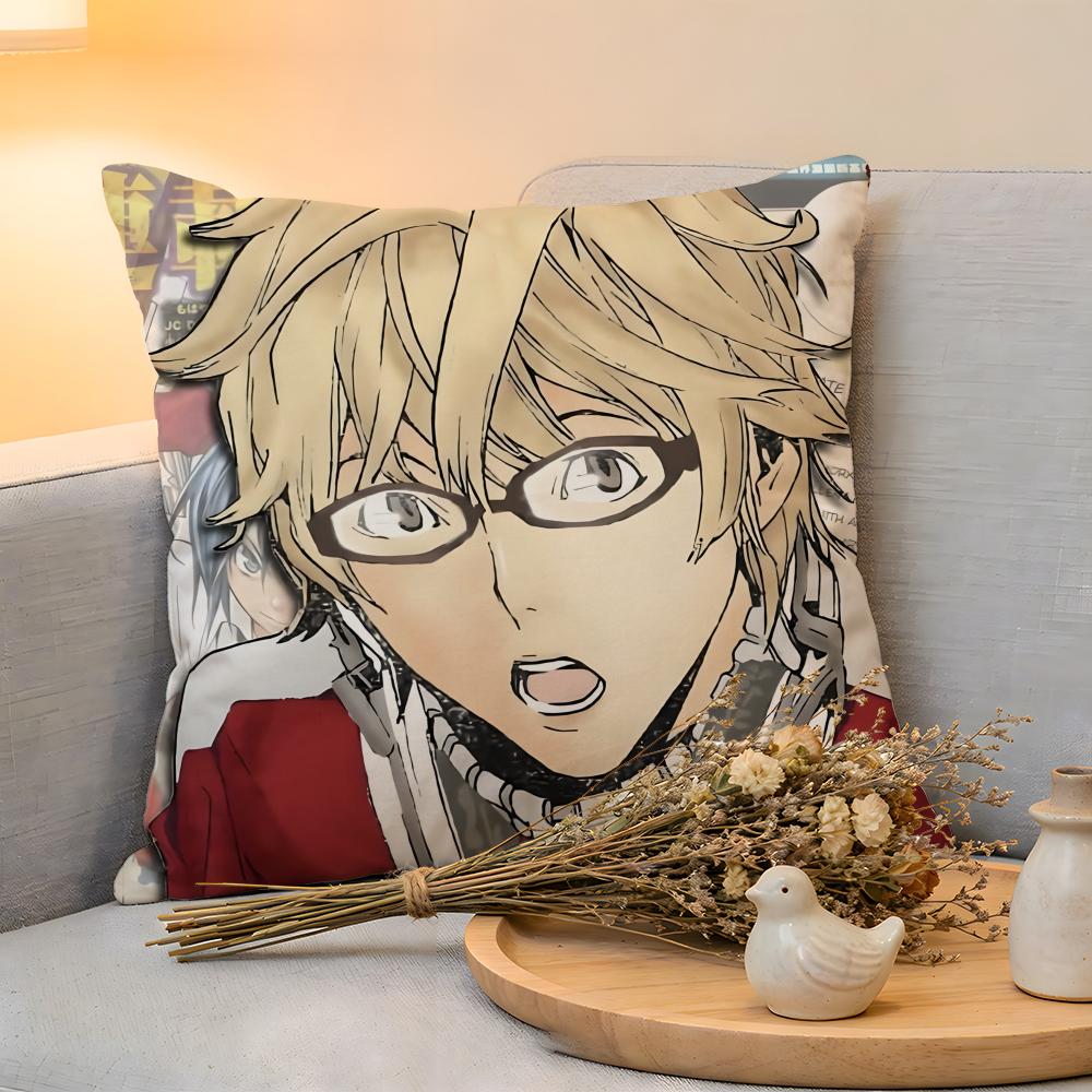 

Cushion Cover Linen SkinFriendly Soft Decorative Case for Sofa Home Decor Anime BBakuman Pillow cover 30x30cm