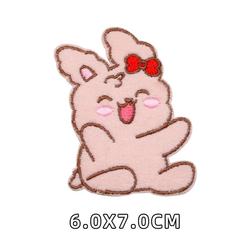 Self-Adhesive Cartoon Rabbit Patch for Down Jackets