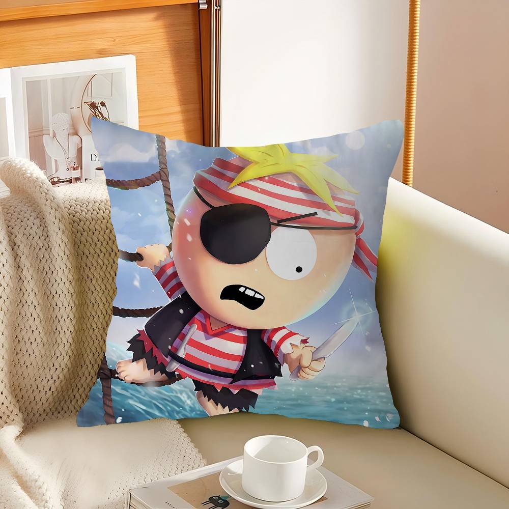 Anime South Park Butters Personlig Bild Text Heminredning Kuddar Hushållspresenter 45x45cm