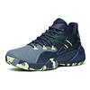 Anta Trendy Sports Non-Slip Wear-Resistant Mid-Top Basketball Shoes Men Sneaker Coastal-Blue 112111609-5