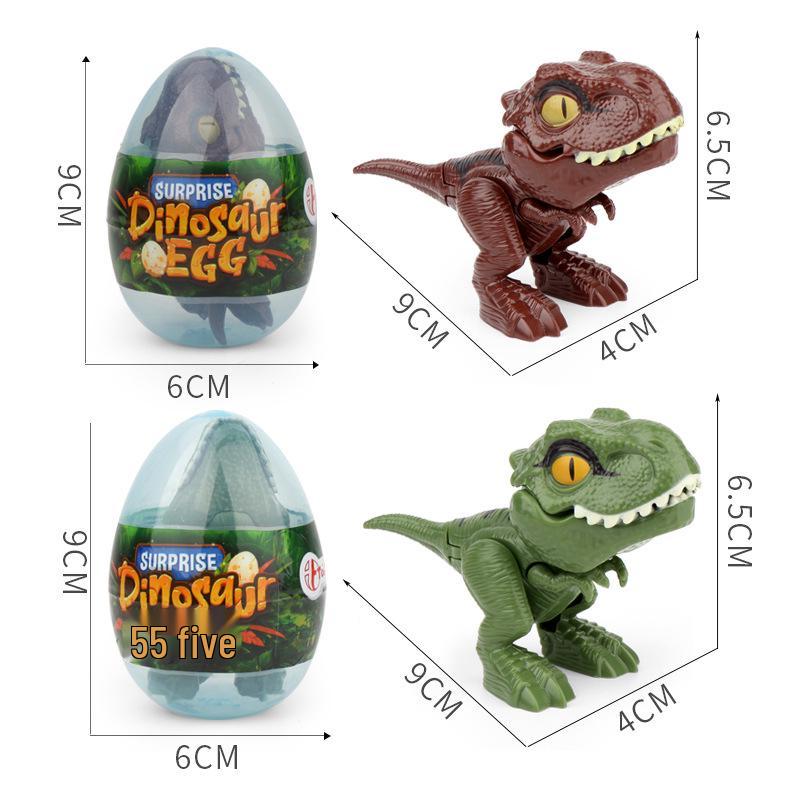 Cross-Border Tyrannosaurus Rex Articulated Dinosaur Egg Pack Toy