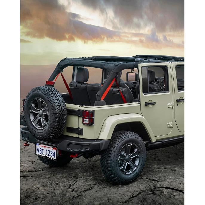 BGGTMO Mountain License Plate Frames- White On Black Mountain Raised, Plastic Black Car Tag Holder Bracket With Screws Caps, 2 Packs 2 Hole With