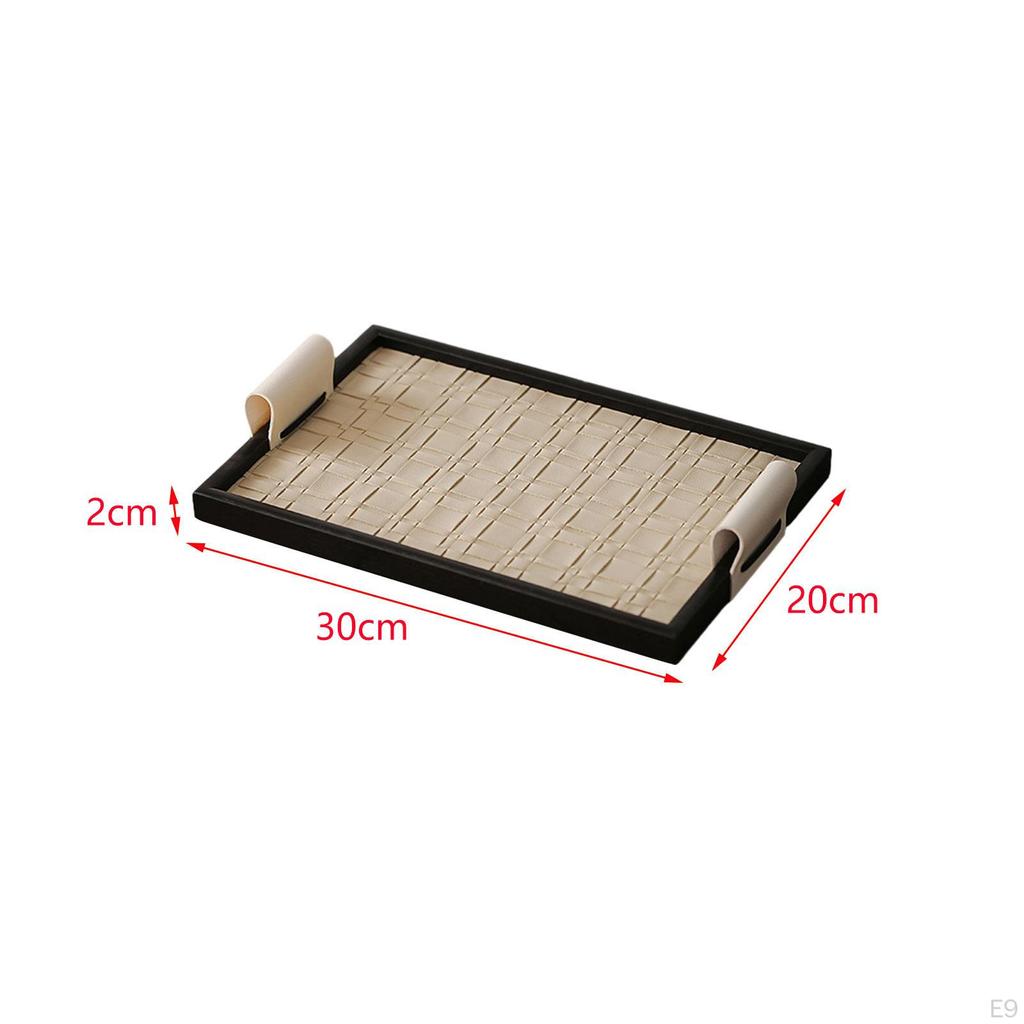 Jewelry Storage Tray Cosmetic Sundries Plate Decorative Versatile Necklace Display Dessert Serving