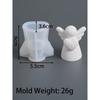 Herz Flügel Engel Silikon Duftkerzenform DIY Mädchen Skulptur Gips Heimdeko Handgefertigt Menschliche Harzform für Geburtstagsgeschenke