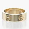 CARTIER love Ring K18 yellow gold #4.1(US Size) 6.49g Women Used