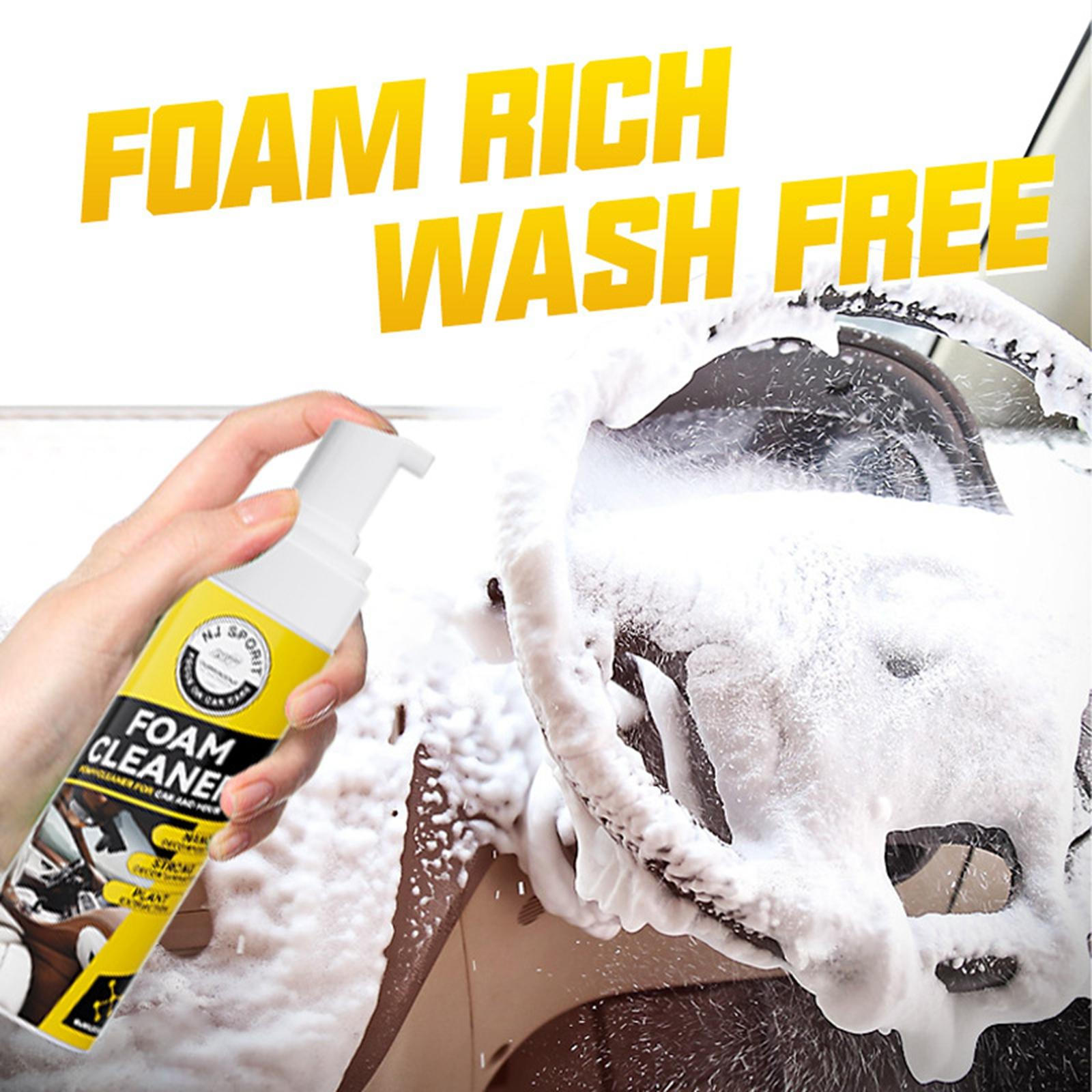

Car Foam Cleaner Cleaning Spray 200ml Vehicles Household Rinse Upholstery Dirty Remover